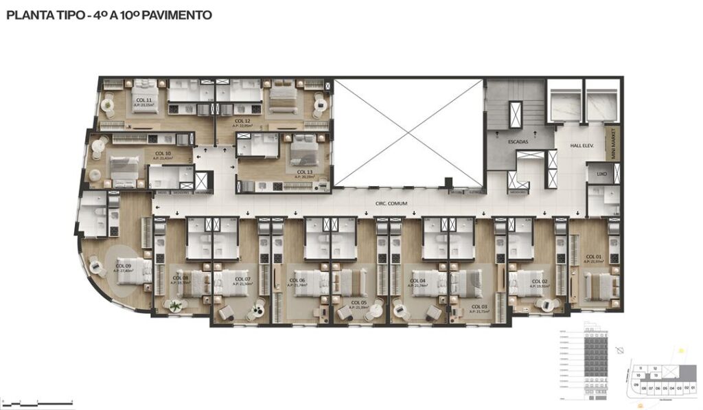 Lumière Studios Boutique Centro — planta 2