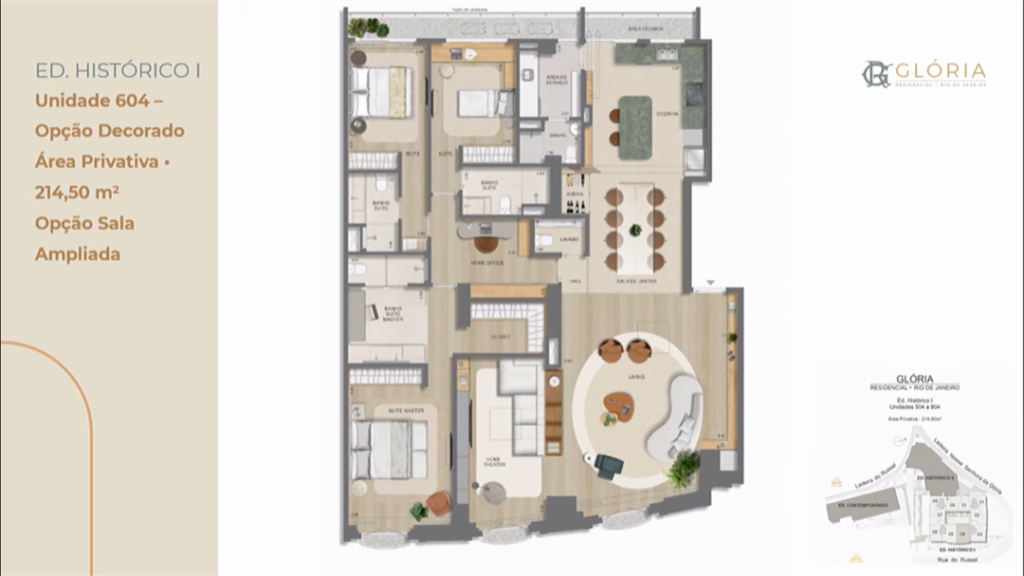 Gloria Residencial — planta 3