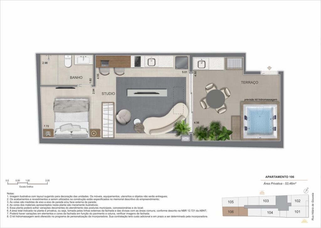 Nook Copacabana — planta 10