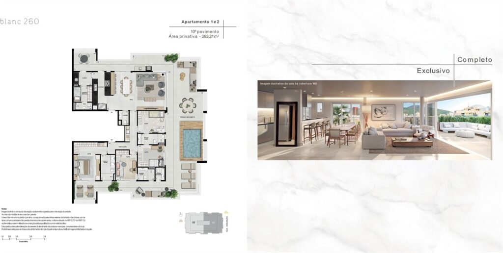 Blanc 260 – Botafogo — planta 3