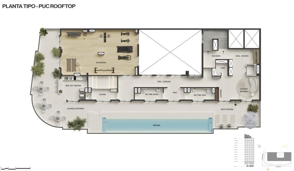 Lumière Studios Boutique Centro — planta 3