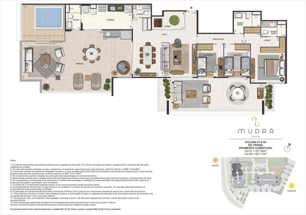 Mudrá Full Living — planta 3