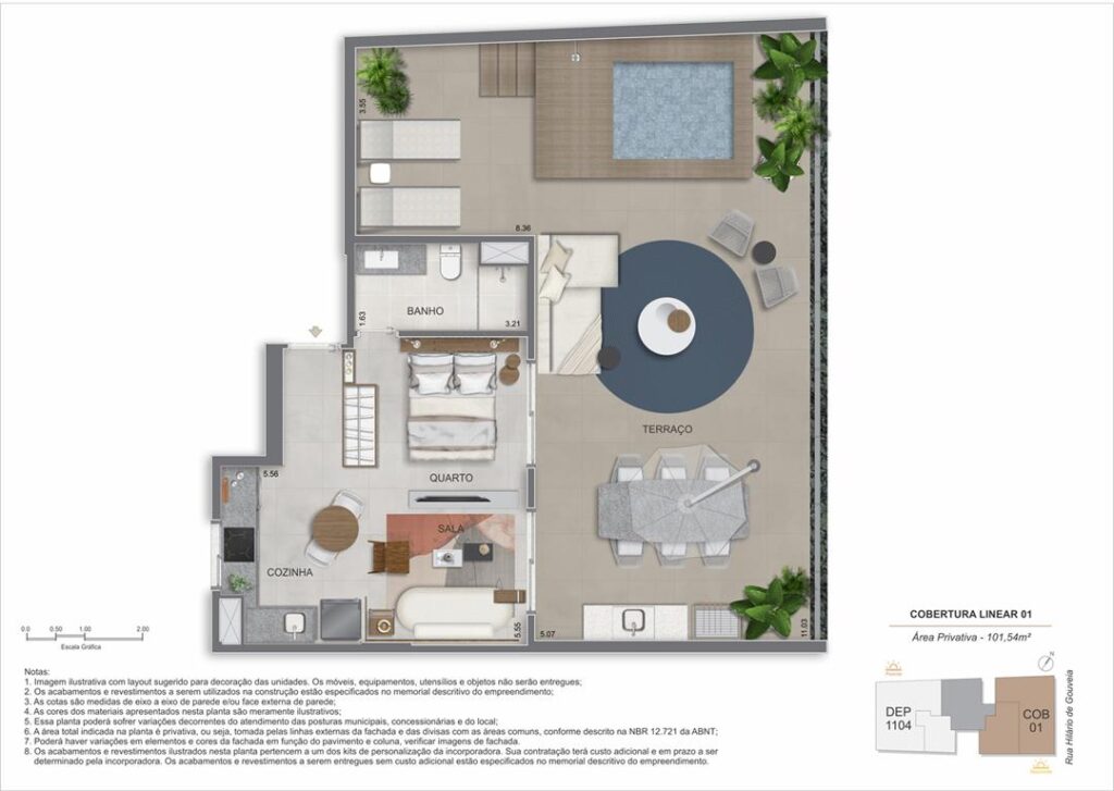 Nook Copacabana — planta 7