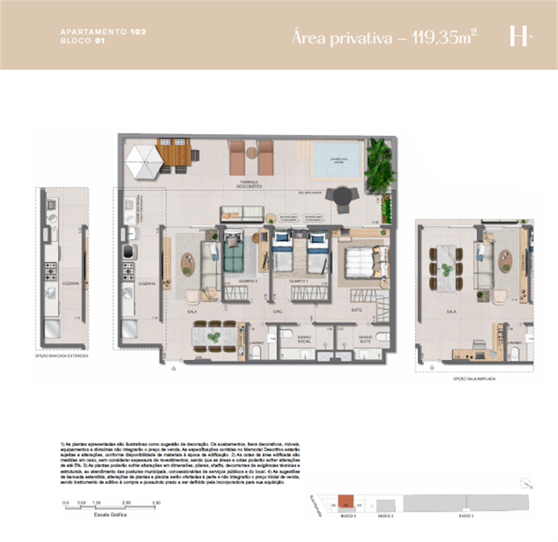 Hum Residencial Humaitá — planta 4