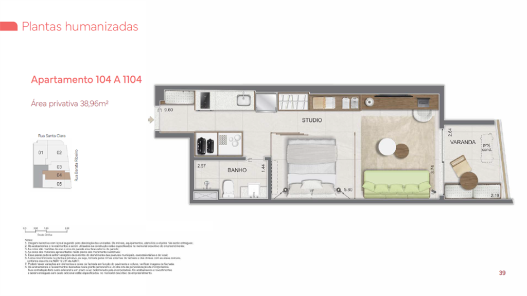 Lis Smart Living Copacabana — planta 4