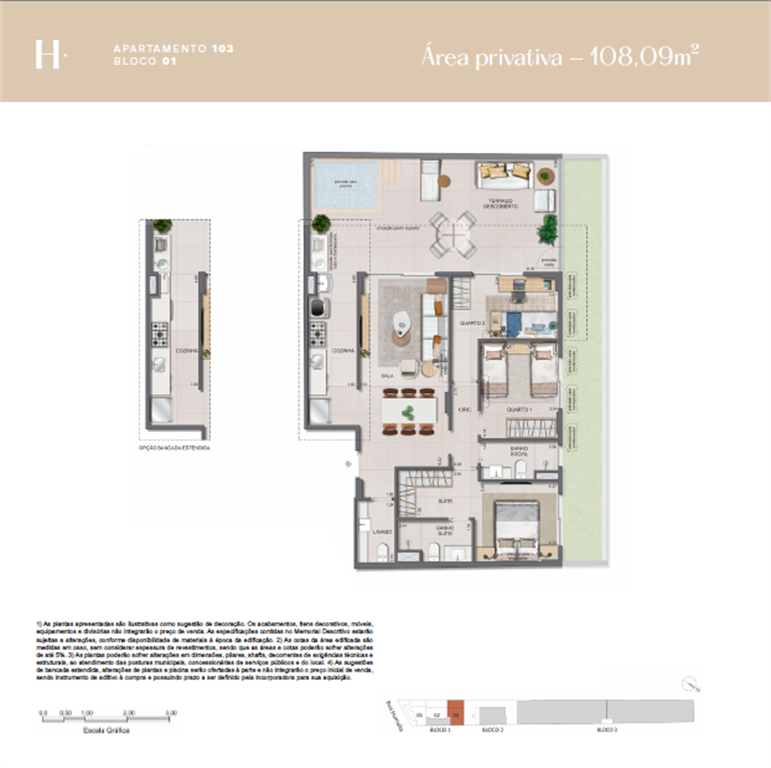 Hum Residencial Humaitá — planta 5