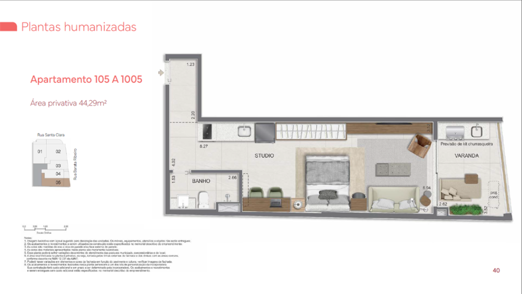 Lis Smart Living Copacabana — planta 5