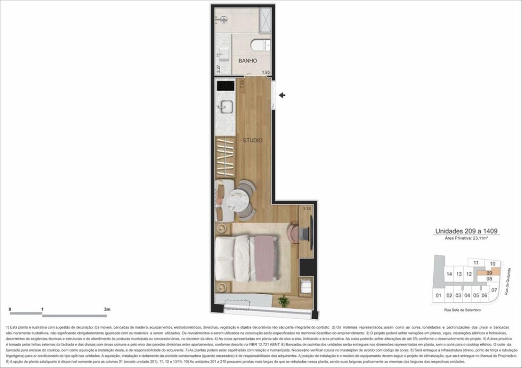 Sete Full Week Studios — planta 5