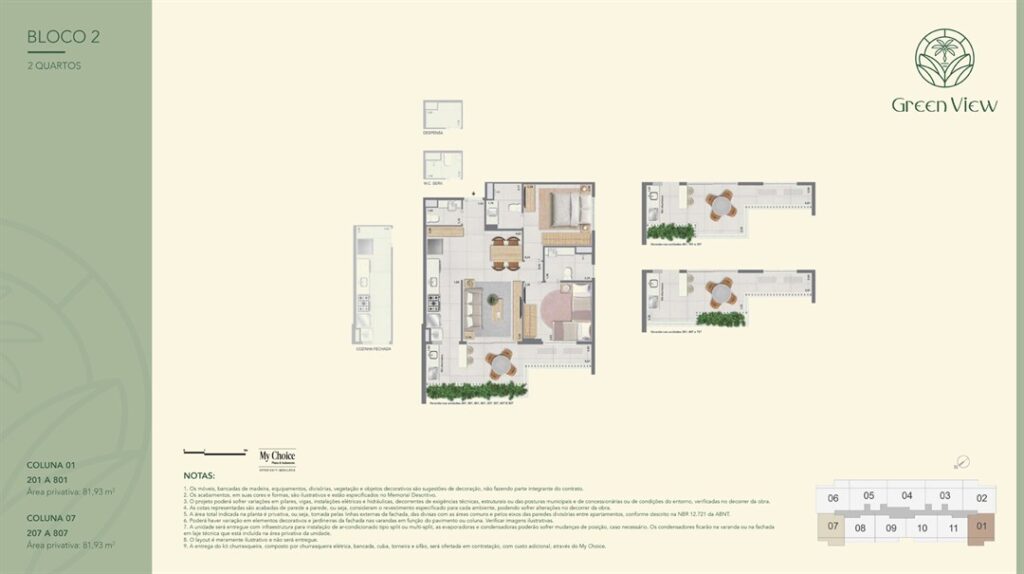 Green View Extra Barra — planta 5