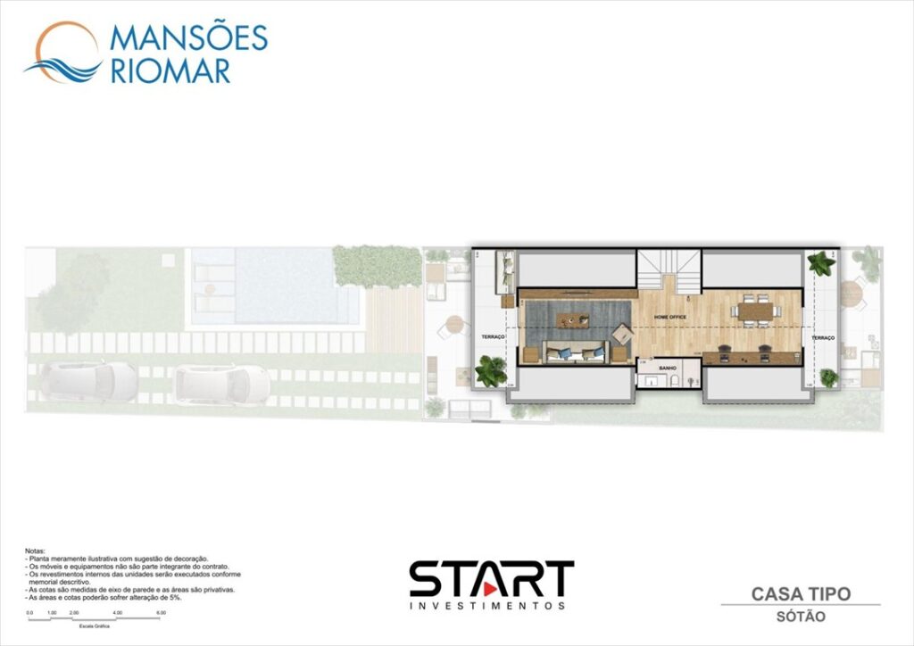 Mansões Rio Mar Barra da Tijuca — planta 7