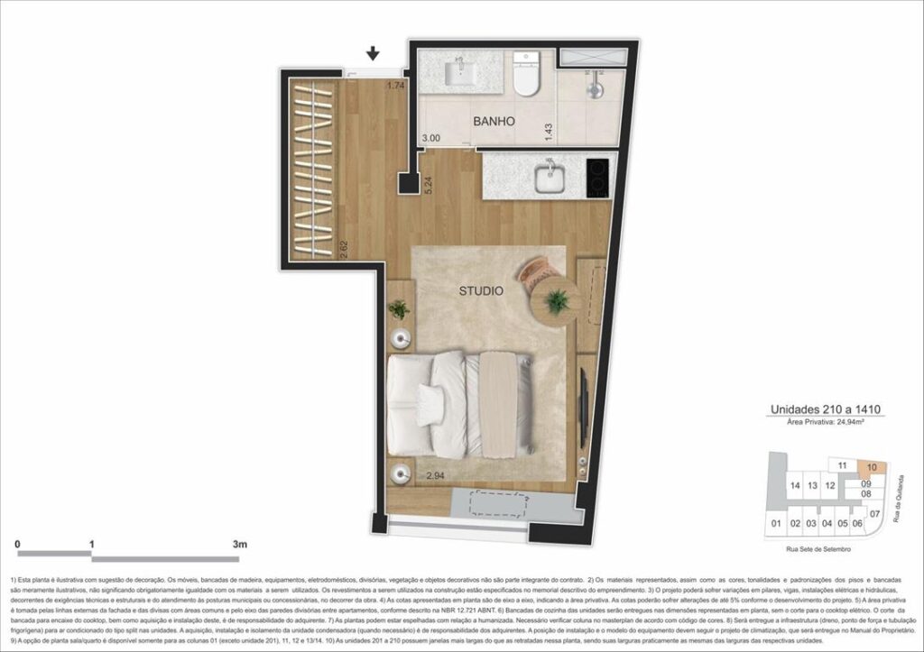 Sete Full Week Studios — planta 6