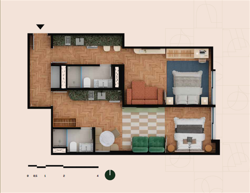 Oriá Residencial Glória — planta 7