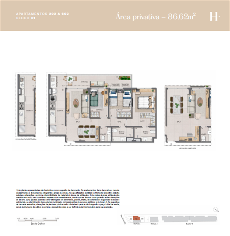Hum Residencial Humaitá — planta 7