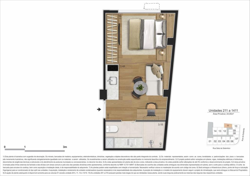 Sete Full Week Studios — planta 7