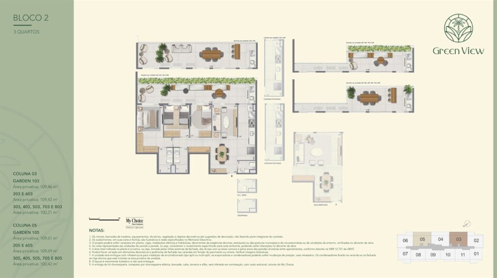 Green View Extra Barra — planta 7