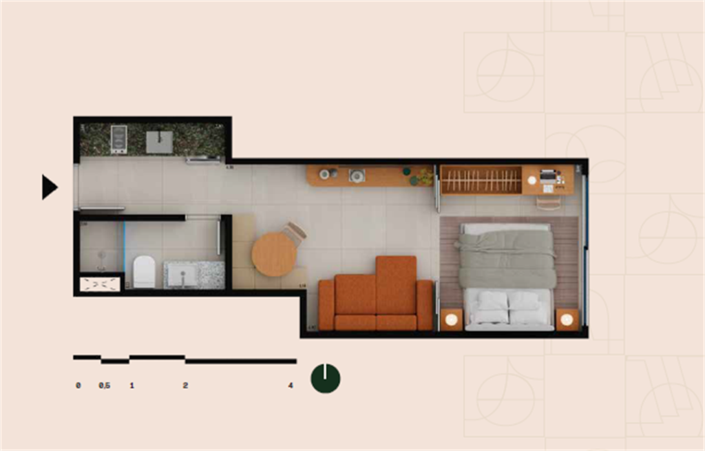 Oriá Residencial Glória — planta 8