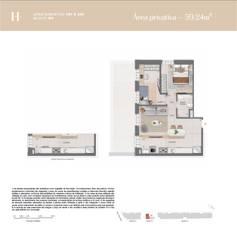 Hum Residencial Humaitá — planta 9
