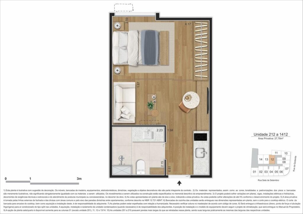 Sete Full Week Studios — planta 9