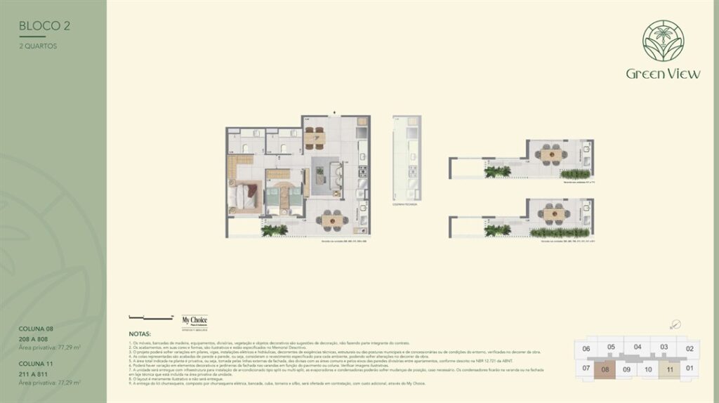 Green View Extra Barra — planta 9