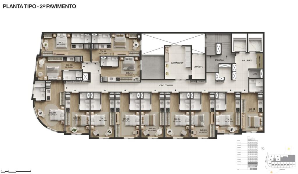 Lumière Studios Boutique Centro — planta 7