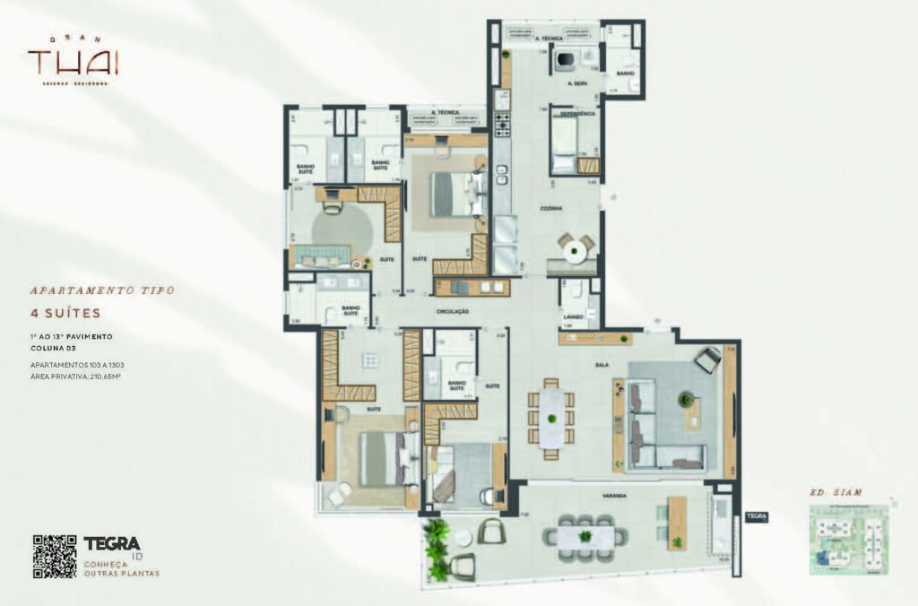 Gran Thai Peninsula — planta 9